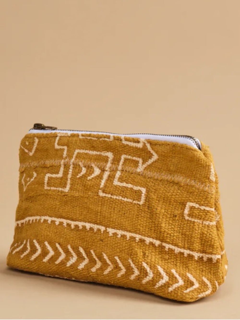 Jenna Bee MUSTARD GEOMETRIC
COSMETIC BAG